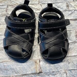 Sz 0 Mth Bullfrog black sandals